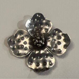 Silver Flower Pendant